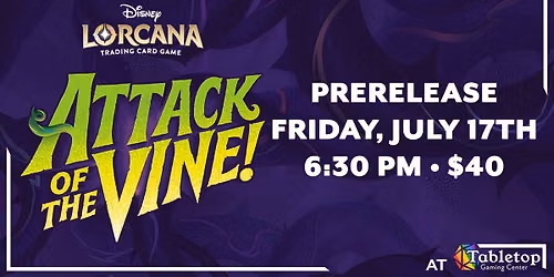 Disney Lorcana: Attack of the Vine Prerelease