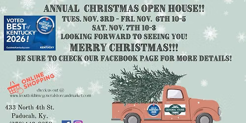 Annual Christmas Open House!!
