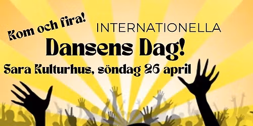 Internationella Dansens Dag 2026