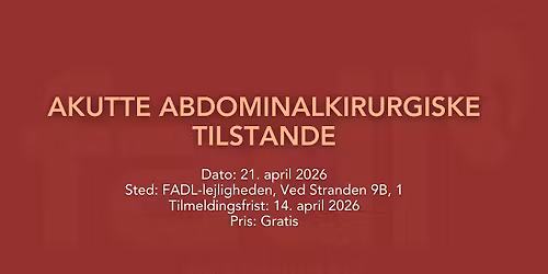 AFLYST Akutte abdominalkirurgiske tilstande