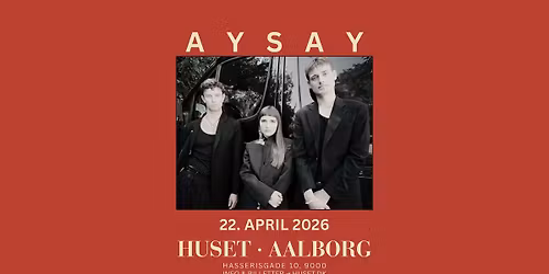 AySay \/ Koncert Husets Spillested, Aalborg