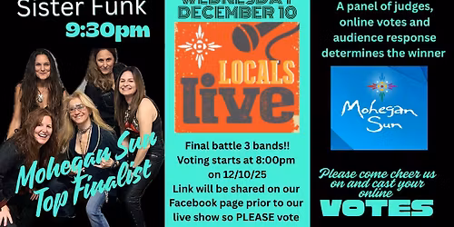 Mohegan Sun Locals Live Finals - Sister Funk