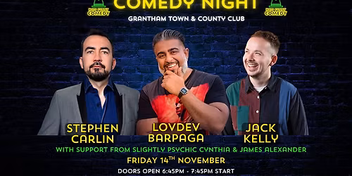 Comedy night - Grantham Town & County snooker club