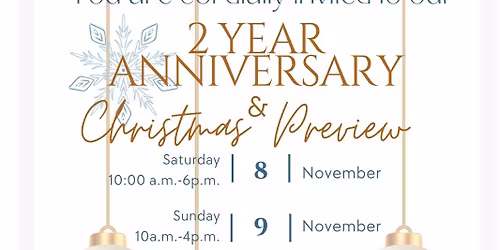 2 Year Anniversary & Christmas Preview
