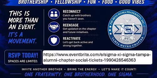 Sigma Xi Sigma Tampa Alumni Chapter Social