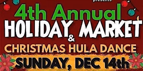 CHRISTMAS MARKET & HULA DANCE in VILLAGE MIRA MESA MALL