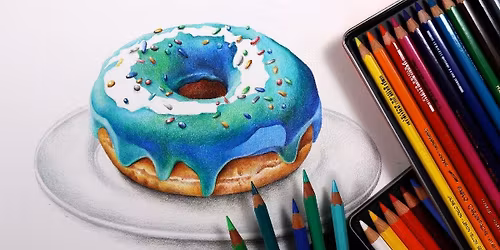 Drawing with colored pencils