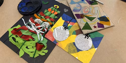 FREE Family drop-in Christmas card and postcard creations