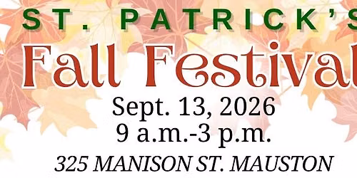 St. Patrick's Fall Festival 2026