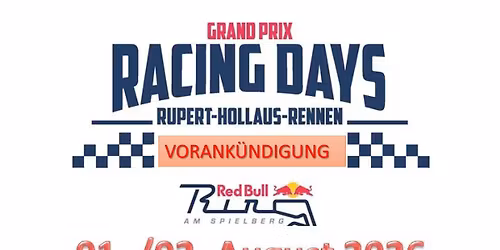 23. Int. RUPERT HOLLAUS RENNEN\/RACING DAYS 2026