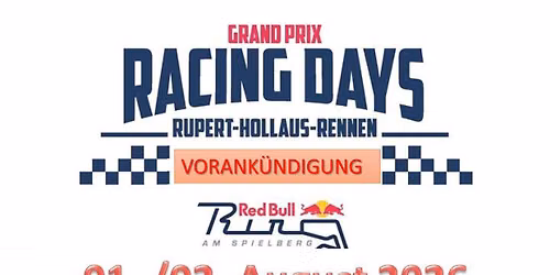 23. Int. RUPERT HOLLAUS RENNEN\/RACING DAYS 2026