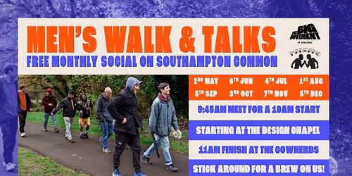 Southampton Men\u2019s Walk & Talk (Monthly Group)