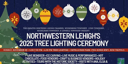 Northwestern Lehigh's 2025 Tree Lighting Ceremony