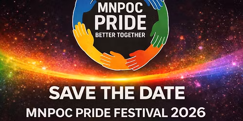 Save The Date 'BLACK PRIDE 2026"