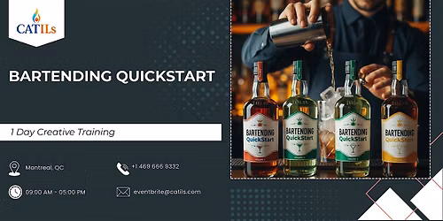 Bartending QuickStart: 1 Day Creative Training in Montreal