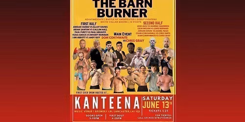 The Barn Burner: Live boxing at Kanteena