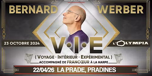 BERNARD WERBER\uff5cLa Prade - PRADINES\uff5c22\/04\/26