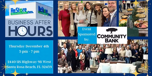 Business After Hours Sponsored by Community Bank at Habitat ReStore