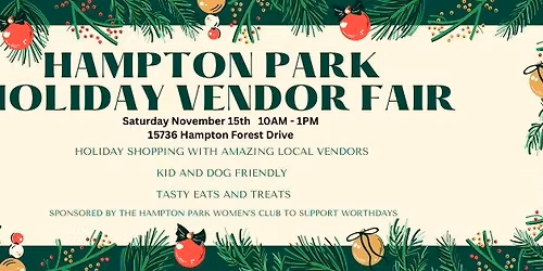 Hampton Park Vendor Fair