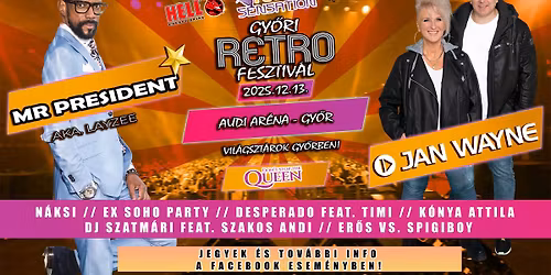 Gy\u0151ri Retro Fesztiv\u00e1l\u2b50\ufe0fRetro Sensation\u2b50\ufe0fThe No1.