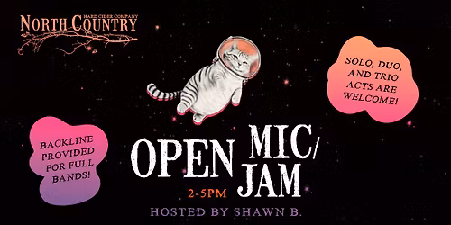 OPEN MIC\/JAM hosted by Shawn Babineau