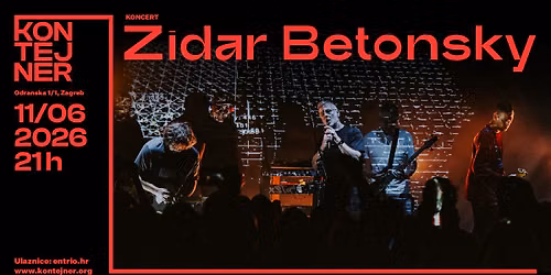 KONCERT: Zidar Betonsky \u2502 \u010cET, 11\/6