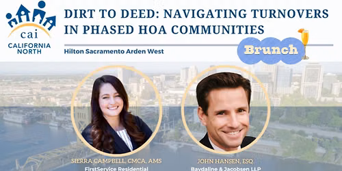 Ed. Program "Dirt to Deed: Navigating Turnovers in Phased HOA Communities"