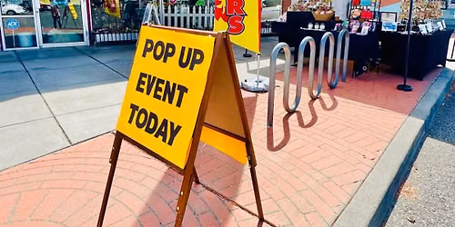Pop up appearance at buds and blossoms too flower shop in the uptown shopping center