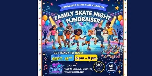 Brookside Christian Academy Family Skate Fundraiser