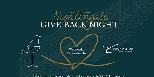 Nightingale Give Back Night Supporting The V Foundation
