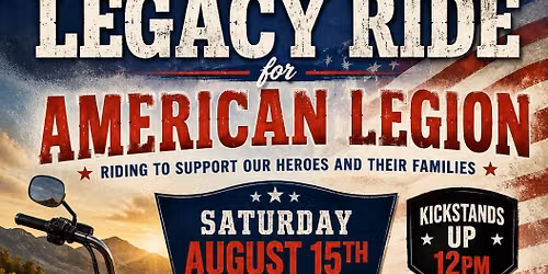 American Legion riders Post 155 Legacy ride