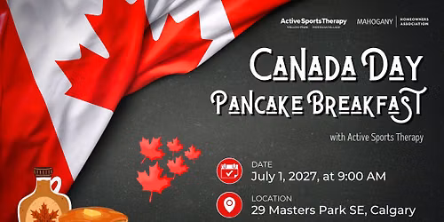 Mahogany's Canada Day Pancake Breakfast