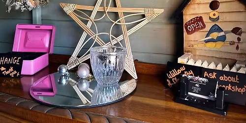 Weave an English Willow star of any size with Blooming Crafty Tuesday 4th November, 2025 10.30 - 1pm