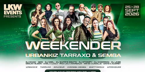 WEEKENDER URBAN KIZ & TARRAXO & SEMBA - 3 SALLES 3 AMBIANCES