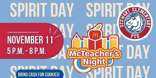 Stewart Elementary McTeacher Sprit Night