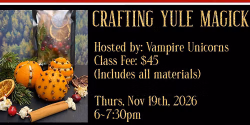 Crafting Yule Magick