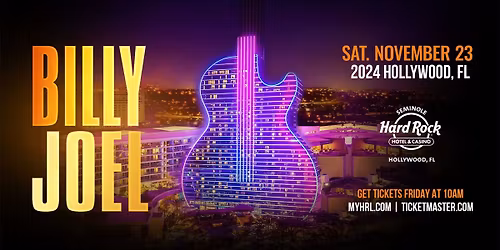 Billy Joel at Hard Rock Live - Hollywood
