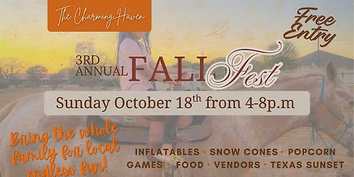 3rd Annual Fall Fest at The Charming Haven
