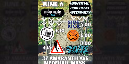 Medford Porchfest and Unofficial Afterparty!!