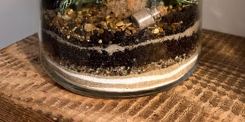 Join Jo of Little Leaf Terrariums to make a 16 x 12.5cms Terrarium on 17th May or 14th June, 2026