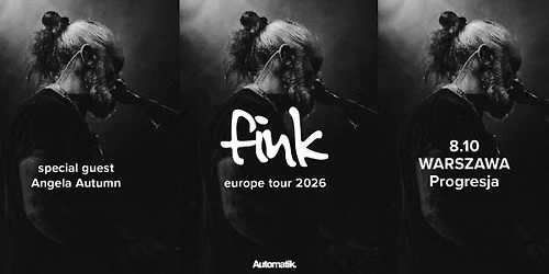 FINK, 08.10.2026, Warszawa, Progresja