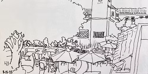 Sketching Lunch First Friday at Ventura Harbor