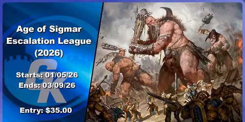 Age Of Sigmar: Escalation League (2026)