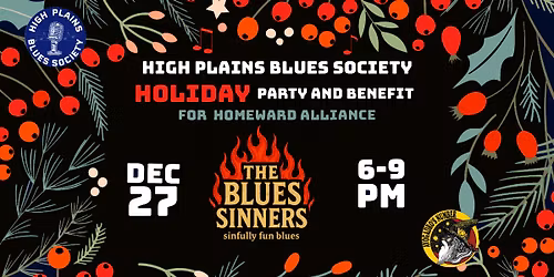 HPBS Holiday Party and Benefit Show featuring The Blues Sinners