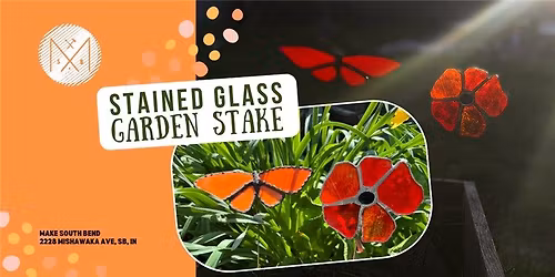 Stained Glass Garden Stake