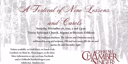 A Festival of Nine Lessons and Carols