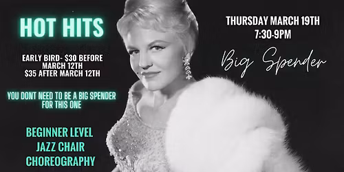 Hot Hits - Big Spender by Peggy Lee - Chair Choreography