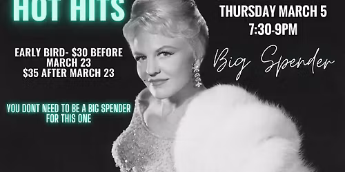 Hot Hits - Big Spender by Peggy Lee - Chair Choreography