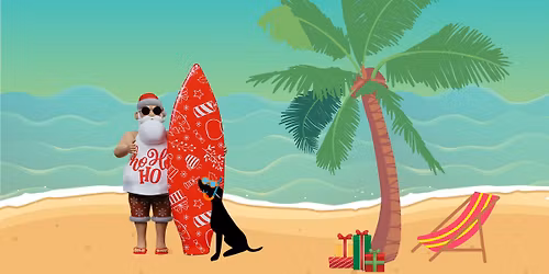 Photos with Surf Santa Paws
