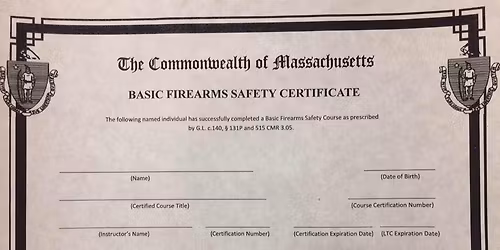 LTC - Basic Firearms Safety Course